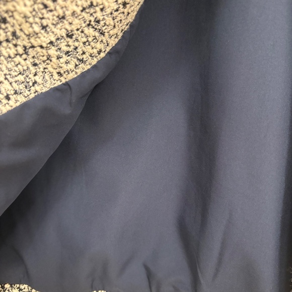 NWOT Blue and Cream Bomber Jacket - Picture 6 of 7